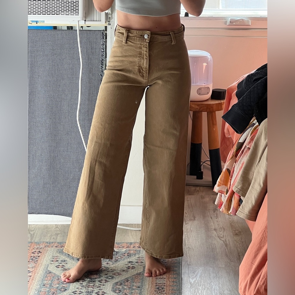 Universal Threads Tan Wide-Leg Pants
